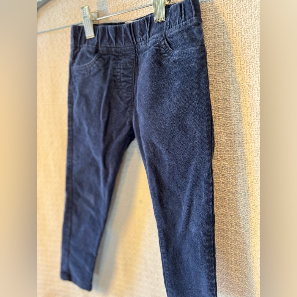 Mini Boden  NAVY stretch cord legging size 3y NO FADE NO WAR TEAR